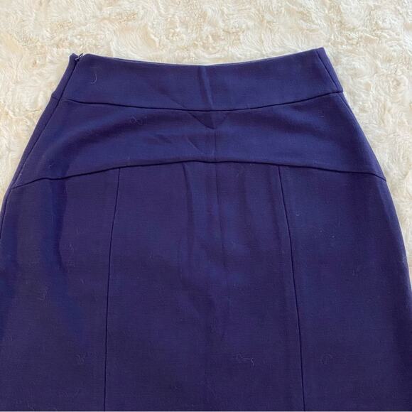 Diane Von Furstenberg Pencil Skirt High Waist Wool Silk Blend Stretch Size 6 - Picture 7 of 9